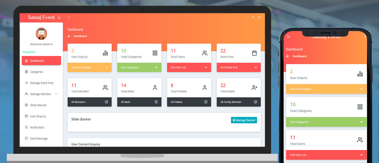 Samaj Event Admin Panel 1