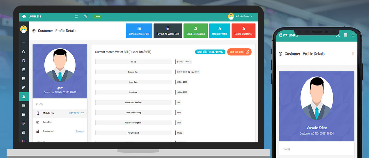 Water Bill Admin Panel 4